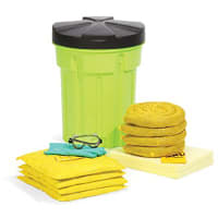 SpillTech HazMat 30-Gallon Hi-Viz OverPack Drum Spill Kit, ext. dia. 23" x 30" H