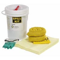 SpillTech HazMat 5-Gallon Spill Kit, ext. dia. 12" x 16.75" H