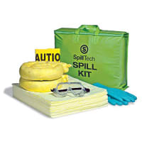 SpillTech HazMat Tote Spill Kit, 20" L x 15" W x 4" H