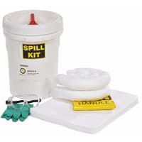 SpillTech Oil-Only 5-Gallon Spill Kit, ext. dia. 12" x 16.75" H