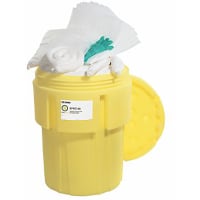 SpillTech Oil-Only 65-Gallon OverPack Salvage Drum Spill Kit, 28.25" x 37.37" H