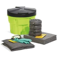 SpillTech Universal 20-Gallon Hi-Viz OverPack Drum Spill Kit, ext. dia. 23" x 19.5" H