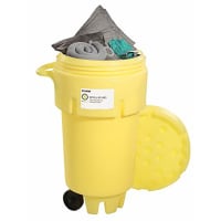 SpillTech Universal 50-Gallon Wheeled Salvage Drum Spill Kit, ext. dia. 28.75" x 45.5