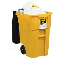 SpillTech Oil-Only 50-Gallon Wheeled Spill Kit, 29" L x 23.5" W x 36.75" H