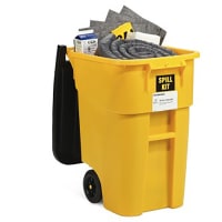 SpillTech Universal 50-Gallon Wheeled Spill Kit, 29" L x 23.5" W x 36.75" H