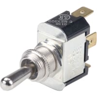 Ancor Spst On-Off Nickel Plated Brass Switch Pack