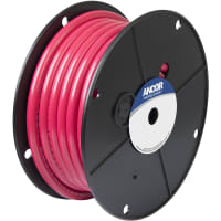 Ancor 250'1/0 Red Tinned Copper