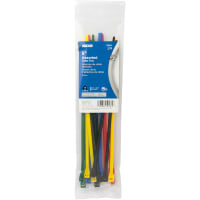 Ancor Cable Tie, 8", Assorted, 24Pc