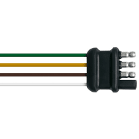 Ancor Connector-Flat 4-Wire Male 48"