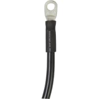 Ancor Cable #4 Black 18" Length - 5/16" Stud Standard B.