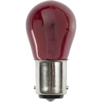 Ancor Bulb D C Bayonet Red, 12V, 1. 44A, 18.4W, 21Cp 2 Pack