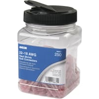 Ancor 22-18 Awg Hs Butt Connectors - 250 Pack Jar