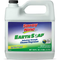 Spray Nine Earth Soap, Bio-Based Cleaner/Degreaser, 1 gallon bottle, Lemon Scent