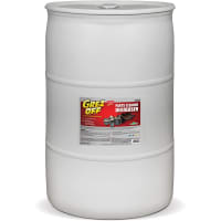 Spray Nine GREZ-OFF Parts Cleaner Degreaser, 55 gallon drum, Citrus Scent, Color: Orange