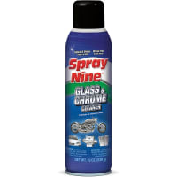 Spray Nine Glass & Chrome Cleaner, 19 wt oz Aerosol, Citrus Scent, Color: White