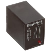 SSAC SYMCOM INC Time Delay Relay, On-Delay, DPDT, 10A, 120VAC., 8-Pin Octal, LED, TDM Series