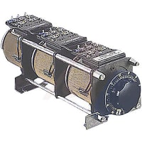 Staco Energy Products Co. Variable Transformer Config Open Frame, 3 WYE, Freq 50/60Hz, Pri 240VAC, Sec 10A