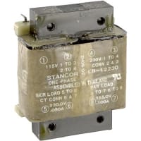 Stancor Transformer, Isolation, Toroidal, 1, Freq 50/60Hz, Pri 115/230VAC, Pwr-Rtg 12VA