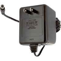 Stancor Power Supply, AC-DC, 6V, 1A, 120V In, Enclosed, Wall Plug, External, 6W, STA Series