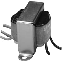 Stancor Transformer, Power, Bobbin, 1, Freq 50/60Hz, Pri 117VAC, Sec 24 (CT)VAC, UL