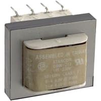 Stancor Transformer 1.1VA 115/230VAC Primary 6.3/12.6VAC 0.18/0.09A Secondary