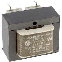 Stancor Transformer, Power, Bobbin, 1, Freq 50/60Hz, Pri 115VAC, Sec 6.3/12.6VAC, PCB