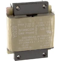 Stancor Transformer, Power, Toroidal, 1, Freq 50/60Hz, Pri 115/230VAC, Sec 7.5/15VAC