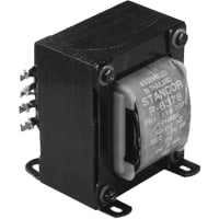 Stancor Transformer, Power, Bobbin, 1, Freq 50/60Hz, Pri 115VAC, Sec 20 (CT)VAC, 4lbs.