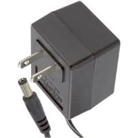 Stancor Power Supply, AC-DC, 9V, 0.3A, 120V In, Enclosed, Wall Plug, External, 2.7W, STA Series