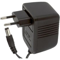 Stancor Power Supply, AC-DC, 6V, 0.5A, 230V In, Enclosed, Wall Plug, External, 3W, STAF Series