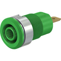 Staubli Safety Socket, 4 mm, Green