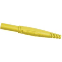 Staubli Yellow 4mm Socket Nickel Plated 1000V 32A