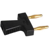 Staubli Spring Test Probes 2 mm Connecting Plug Black