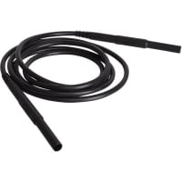 Staubli 4 mm Safety Test Lead 150 Cm Black