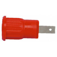 Staubli Red Push Fit Shrouded Socket 4mm