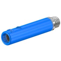 Staubli Blue 4mm Socket, Nickel Plated, 30 V ac, 60 V dc, 32A