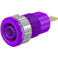 Staubli Violet 4mm Socket, Gold Plated, 1000V, 24A