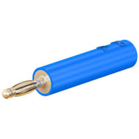 Staubli 4mm to 2mm system adaptor, blue