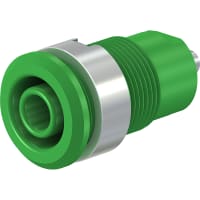 Staubli Safety Socket, 4 mm, Green