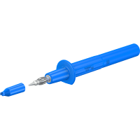 Staubli 4 mm safety test probe blue