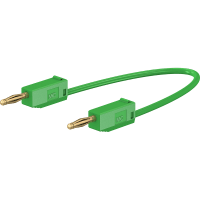 Staubli 2 mm connecting lead 30 cm green