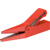 Staubli 4 mm test clip red