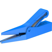 Staubli 4 mm test clip blue