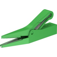 Staubli 4 mm test clip green