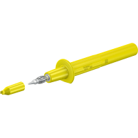 Staubli 4 mm safety test probe yellow