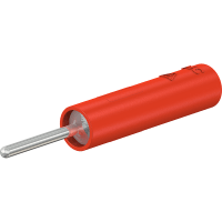 Staubli 4 mm socket red