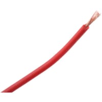 Staubli Red, Unscreened Single Core Equipment Wire, 0.15 mmsq CSA, 500 V 4 A, 100m