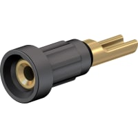 Staubli 1 mm socket black