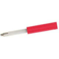 Staubli Test Connector, Plug 2.3mm test red 24 Series