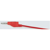 Staubli Quadrant Conns 4 mm Test lead, 15A, 30 V ac, 60 V dc, Black, 25cm Lead Length